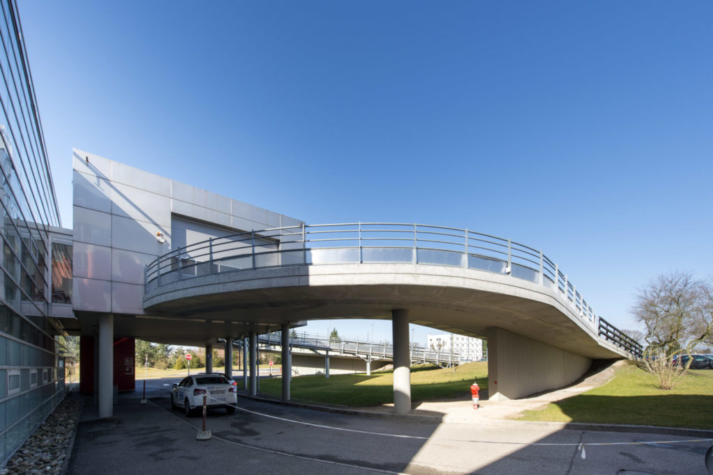 élargissement de la rampe d'accès au SAU Hôpital de Haguenau